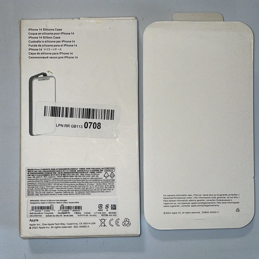Apple Clear MagSafe iphone 14 magnetic ring case NIB unused